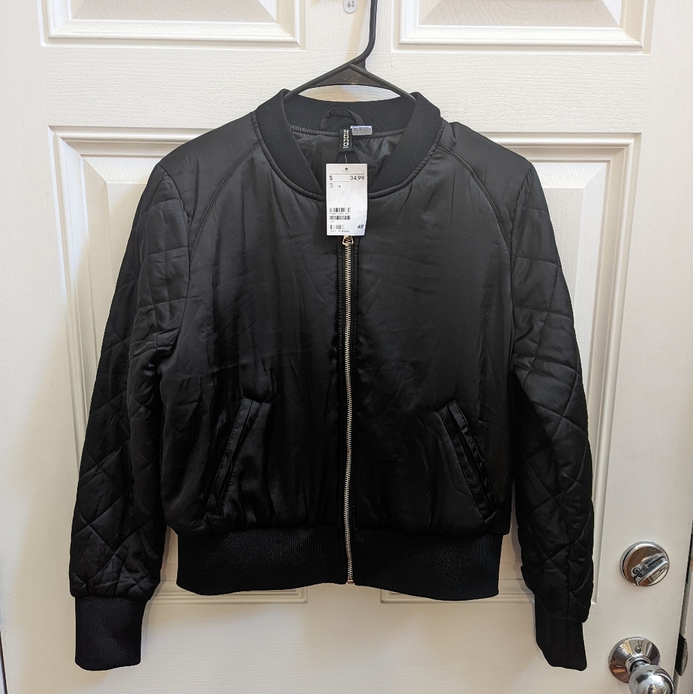 Black Bomber Jacket